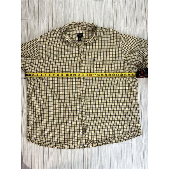 Ralph Lauren Polo Men’s Size XXL‎ Plaid Short Sleeve Button Up Shirt - Picture 7 of 9